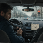 amende non port de la ceinture conducteur intérieur voiture