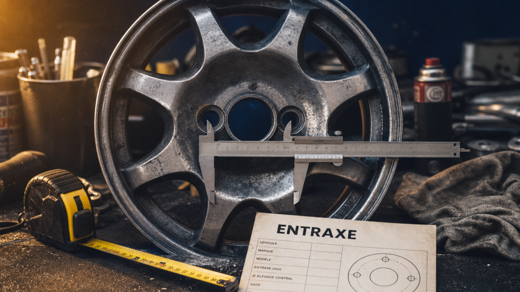Comment mesurer l'entraxe d'une jante : mesure des trous 3 4 5 6 8