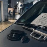 Voitures les moins volées en France : clé et bloque-pédale sur une citadine