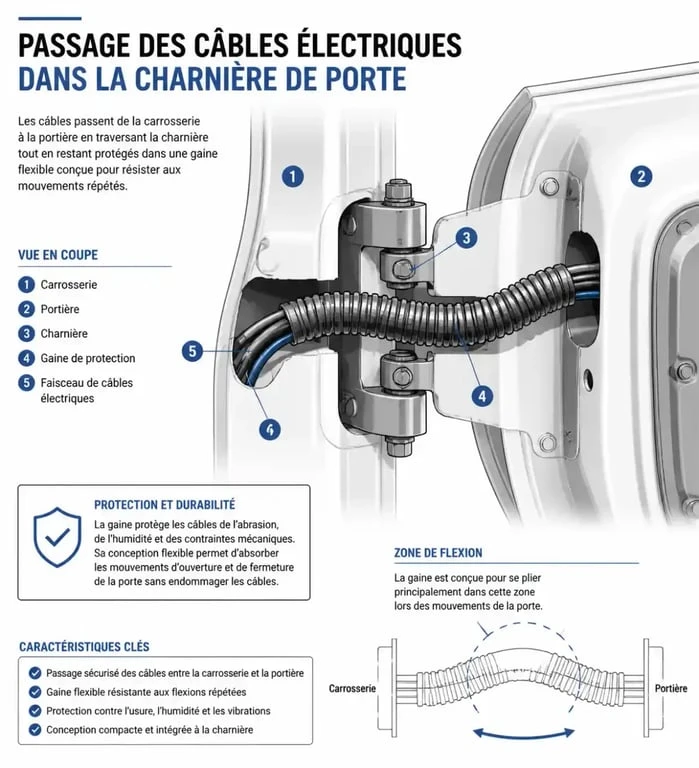 Diagnostic du faisceau électrique de portière pour fermeture centralisée ne fonctionne plus