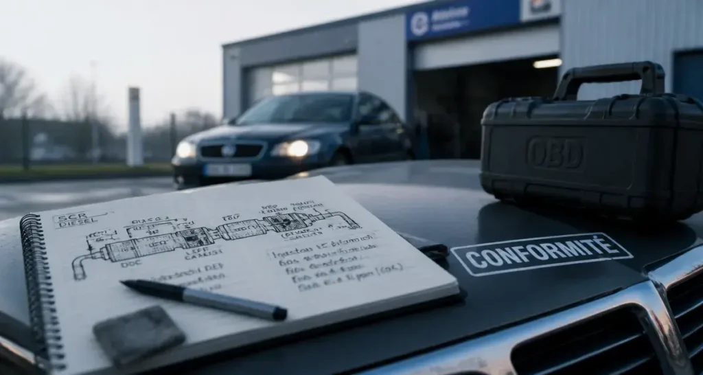 Suppression AdBlue contrôle technique : non-conformité possible
