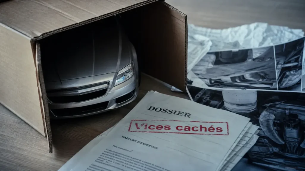 Vice caché sur véhicule : dossier preuves et expertise pour agir sous 2 ans