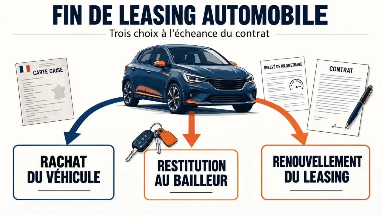 Fin de leasing voiture que faire : rachat, restitution ou renouvellement du contrat