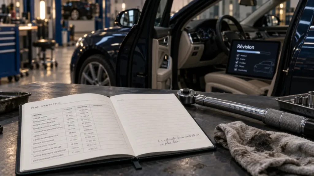 Entretien annuel voiture : première échéance date ou kilométrage